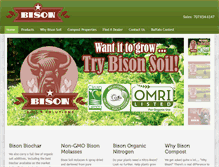 Tablet Screenshot of bisonsoil.com